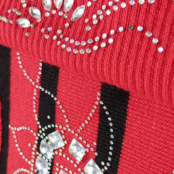 Vintage 90s JEWELS Double Layey Canadian Looks Sweater - Picture 5 of 10